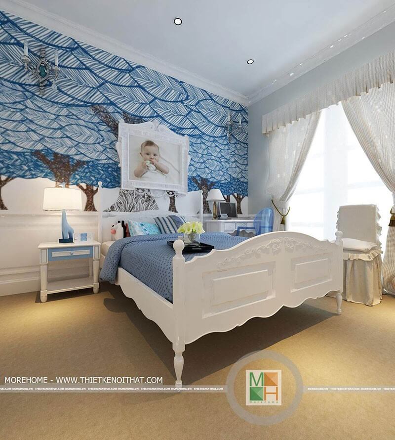 Nội thất phòng ngủ màu trắng Nội thất phòng ngủ màu trắng