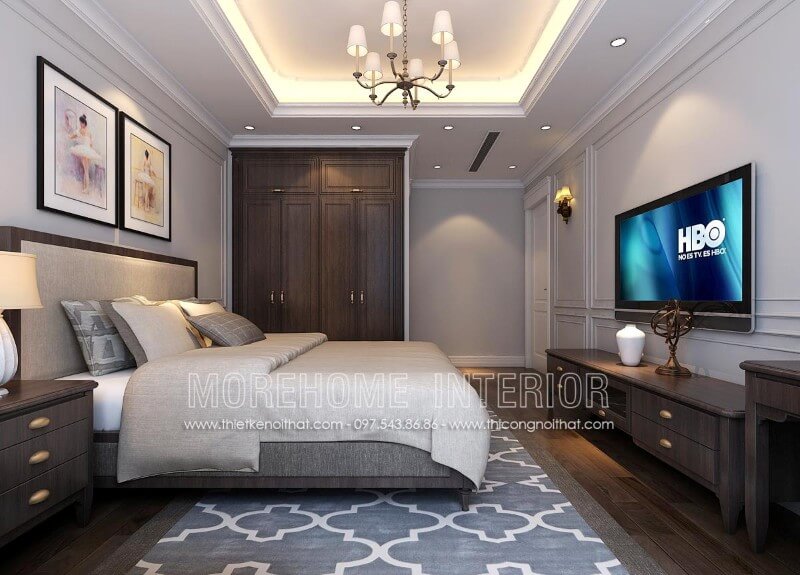 Giường ngủ biệt thự Giường ngủ biệt thự