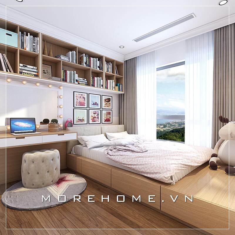 Gợi ý đến bạn mẫu giường gỗ có ngăn kéo tiện nghi cho phòng ngủ nhỏ