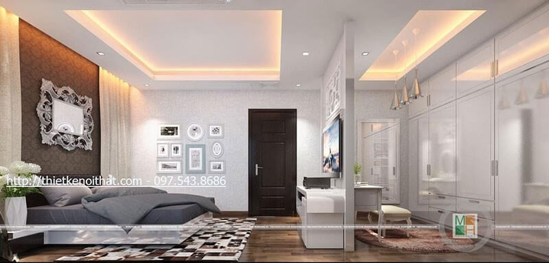 Thiết kế phòng ngủ hiện đại