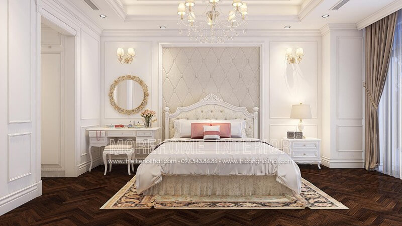 Giường ngủ màu trắng Giường ngủ màu trắng