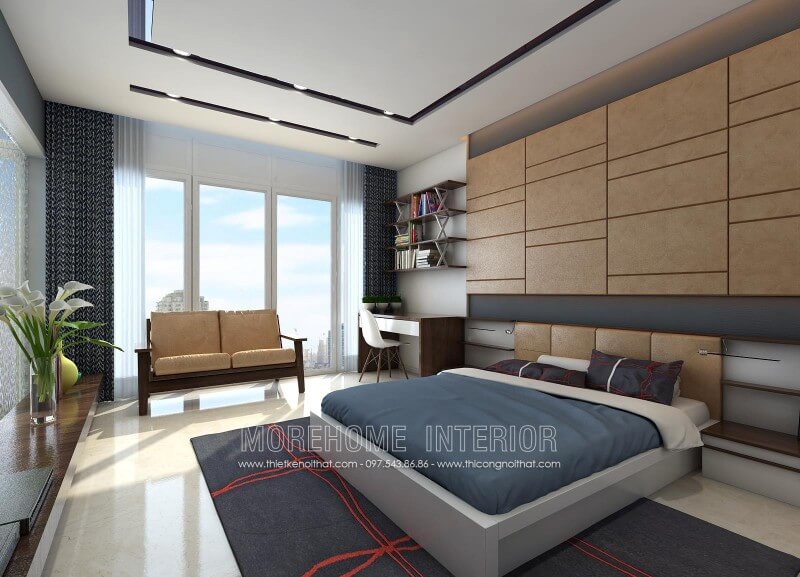 Giường ngủ được làm từ gỗ Acrylic đảm bảo độ cứng cáp, bền, mặt phẳng mềm mại, thoáng mát, dễ thiết kế, sản xuất và thi công, giá cả phù hợp hơn với nhiều gia đình hiện nay