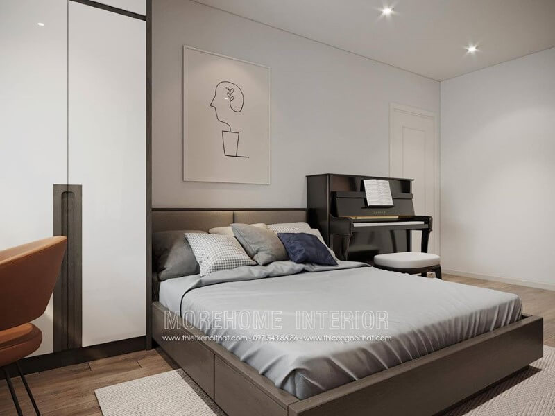 Giường ngủ hiện đại gỗ công nghiệp có hộc kéo để đồ ngăn nắp Mẫu giường ngủ có hộc kéo đẹp