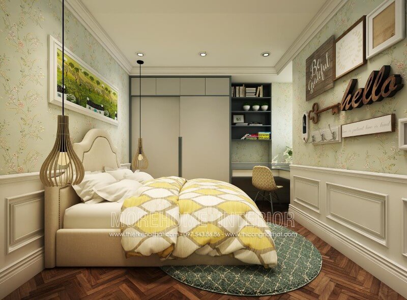 Giường ngủ đẹp bọc da