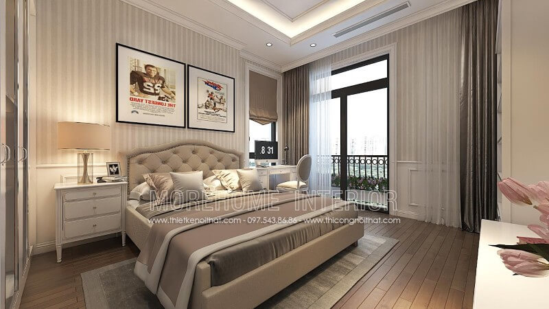 Giường ngủ đẹp bọc da