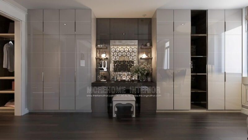 Tủ quần áo Acrylic Tủ quần áo gỗ Acrylic