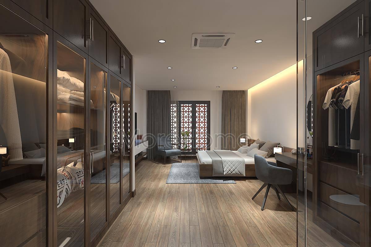 Thiết kế phòng ngủ nhà phố