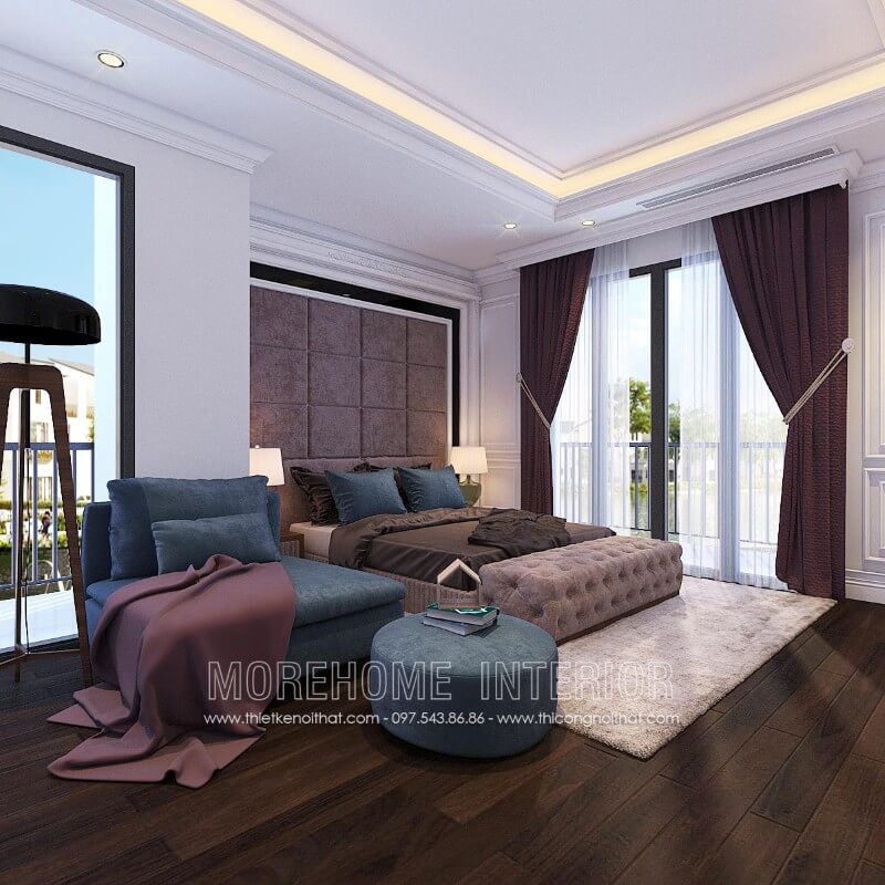 Giường ngủ bọc nỉ Giường ngủ bọc nỉ