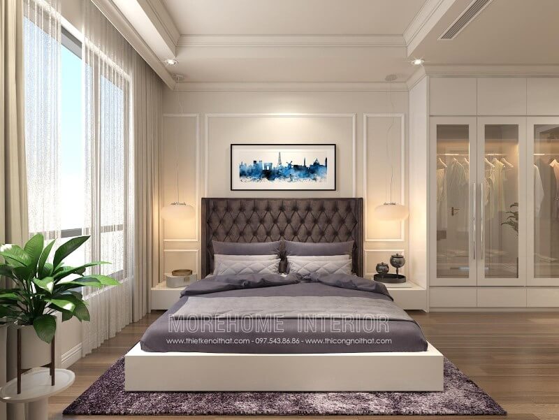Giường ngủ hiện đại Giường ngủ hiện đại