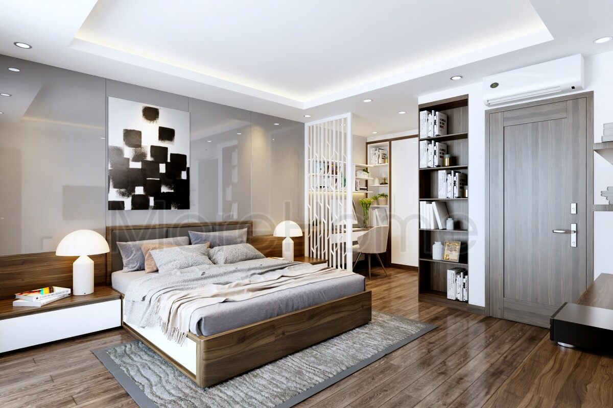 Thiết kế nội thất phòng ngủ nhà phố đẹp Thiết kế phòng ngủ tại Hà Nội