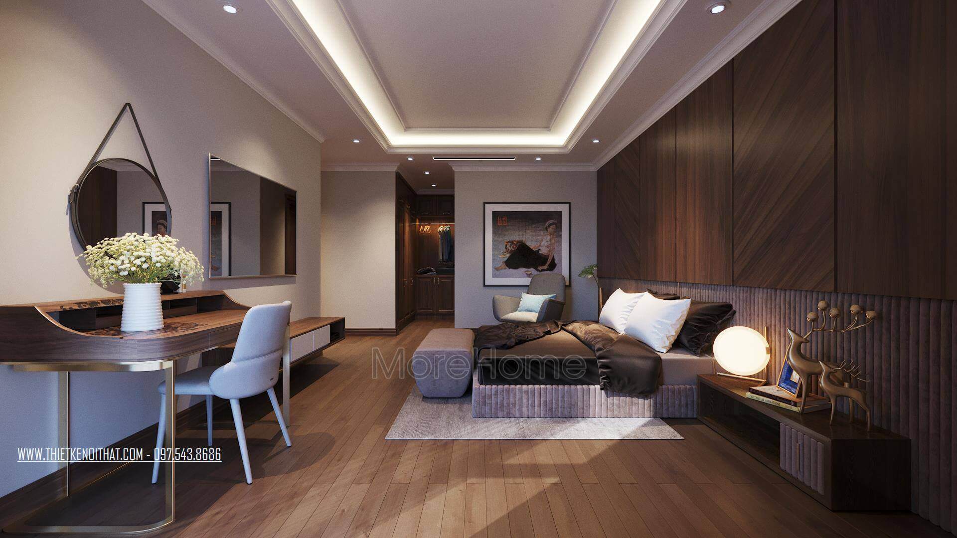 Thiết kế phòng ngủ hiện đại Thiết kế phòng ngủ hiện đại