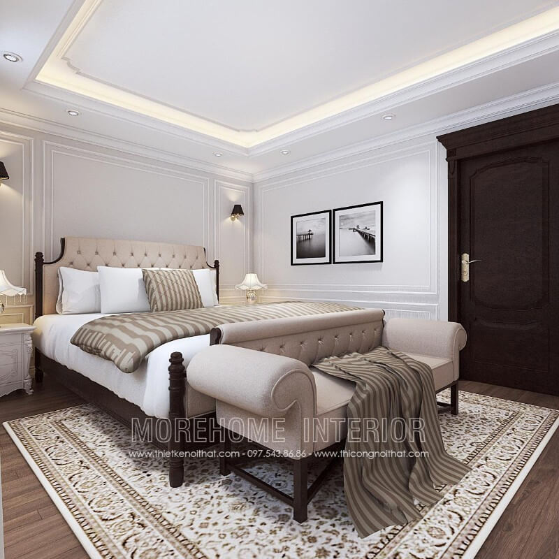 Giường ngủ bọc nỉ Giường ngủ bọc nỉ