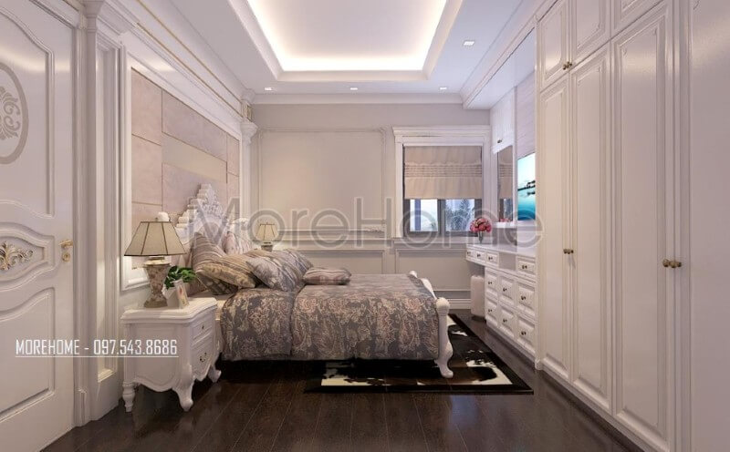 Tủ quần áo gỗ tự nhiên được thiết kế nhiều ngăn, khoa học giúp cho gia chủ dễ dàng sử dụng và lưu trữ đồ đạc hơn