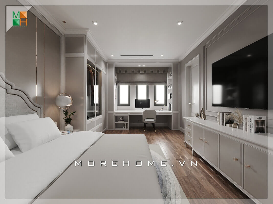 Gợi ý mẫu thiết nội thất phòng ngủ đẹp, ấn tượng sang trọng cho biệt thự, chung cư, nhà phố. Thiết kế phòng ngủ tại Hà Nội