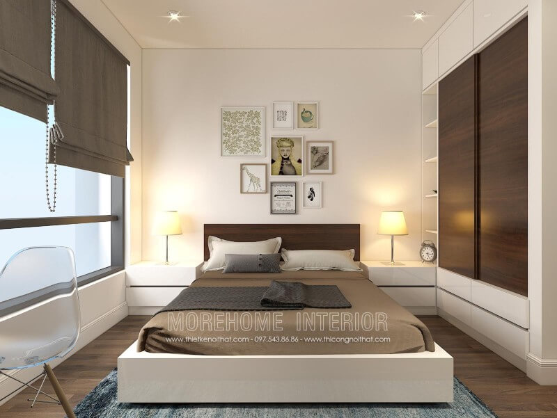 Mẫu giường ngủ gỗ An Cường hiện đại nhẹ nhàng mang đến sự thanh thoát và nhẹ nhàng hơn cho khu vực riêng tư của gia chủ