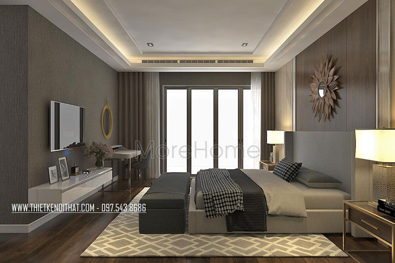 Giường ngủ gỗ bệt
