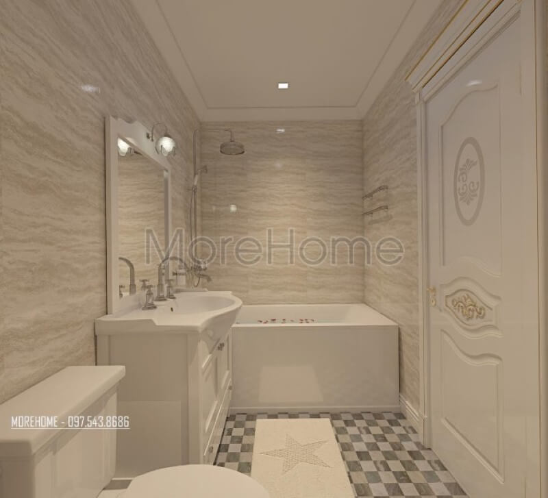 Gương trang trí phòng tắm