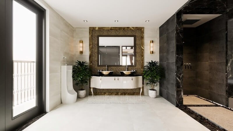 Gương trang trí phòng tắm