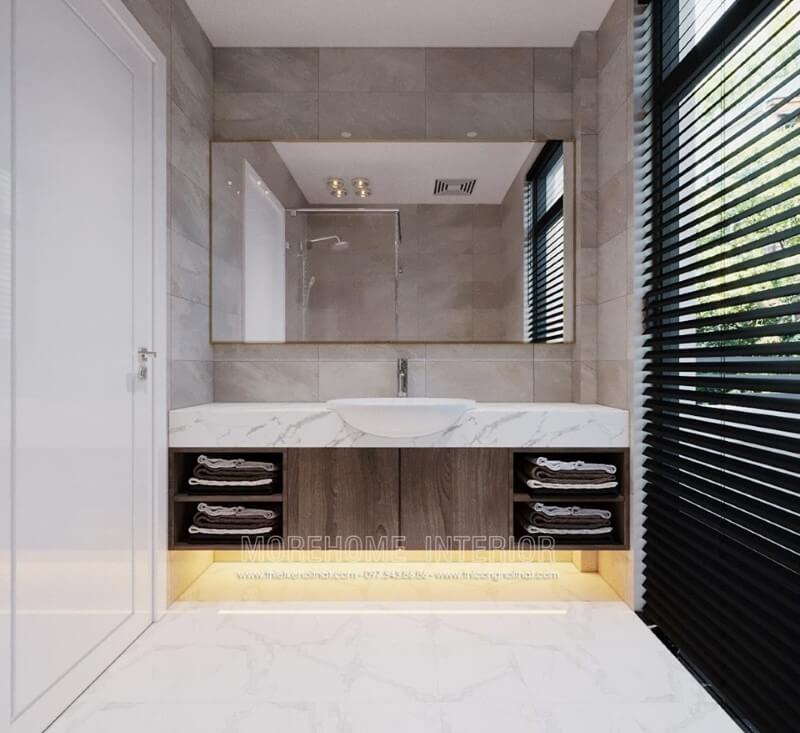 Gương trang trí phòng tắm
